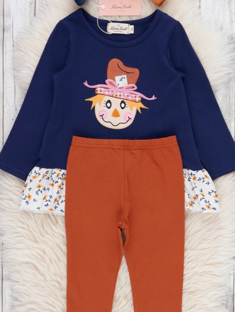 BNWT - Little Crow Keeper Embroidered Ruffle - size 5 - Picture 2 of 4